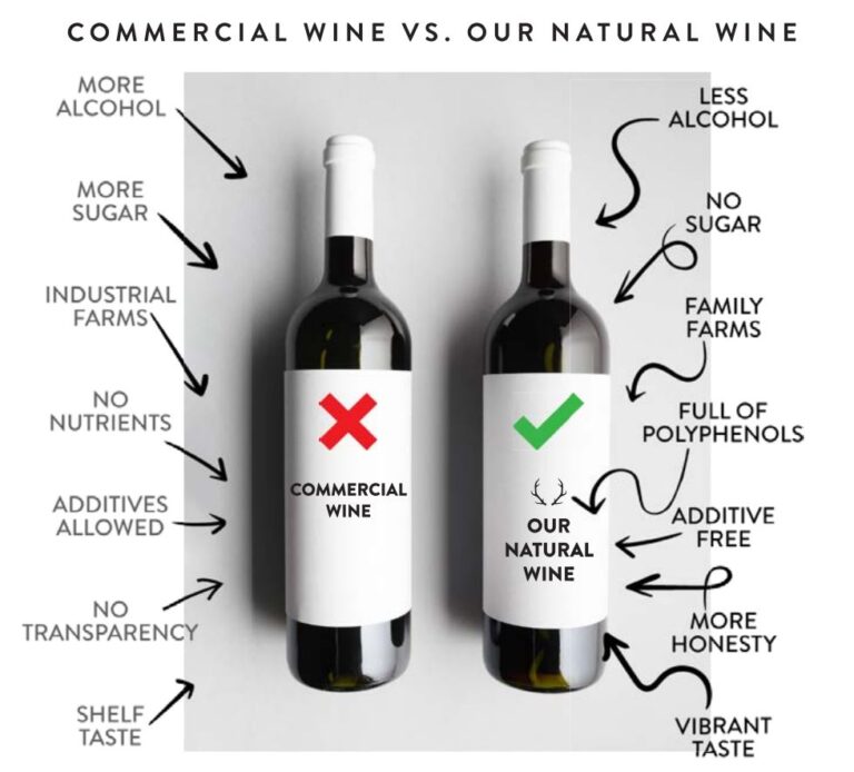 Natural Wine vs Commercial Wine