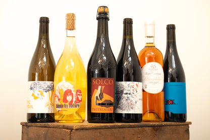 Curated natural wine case