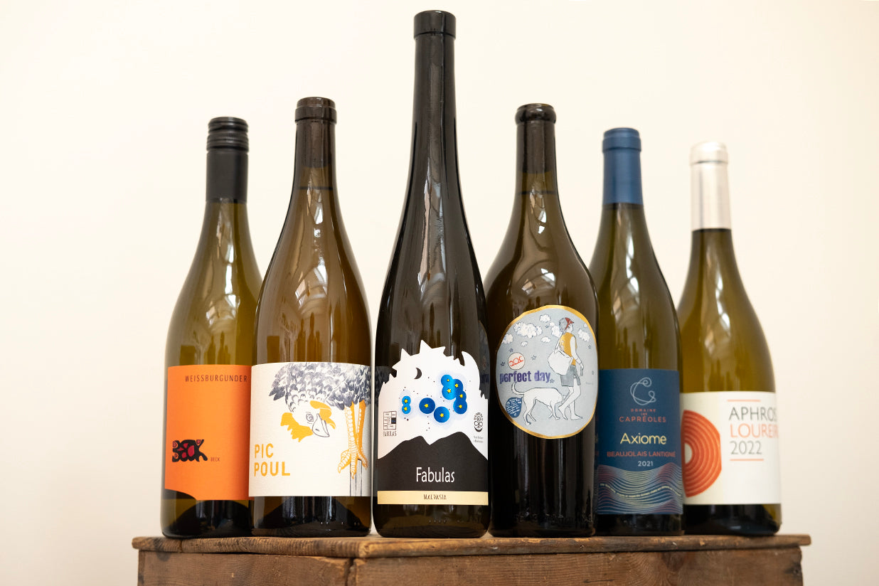 Curated natural wine case